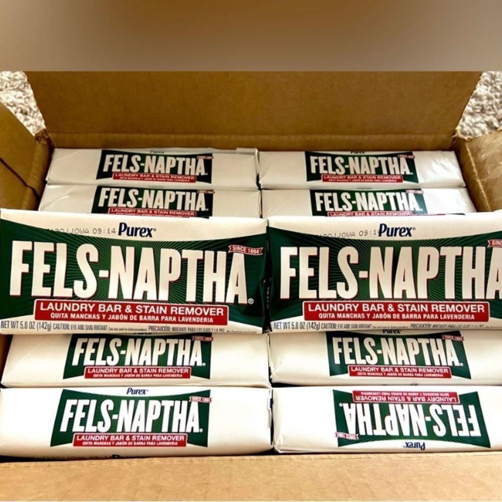 Fels-Naptha Laundry Bar Soap Box (Pack of 24)